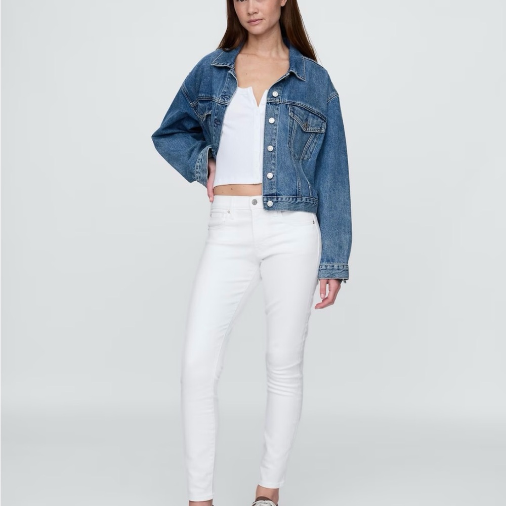 GAP White Skinny Jeans